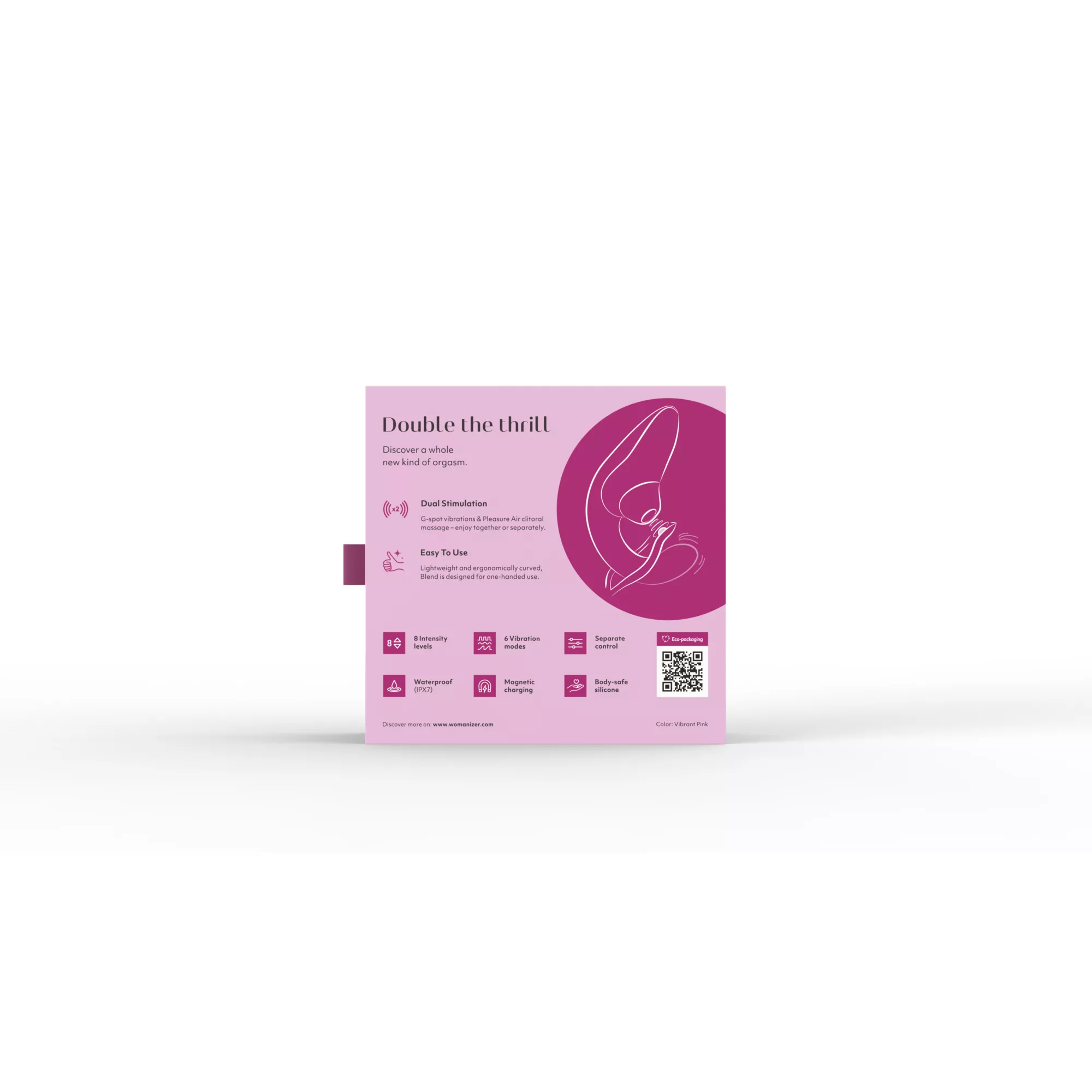 Womanizer Blend Vibrator Pink at Spencer's