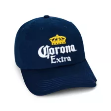 Navy Corona Snapback Hat at Spencer's