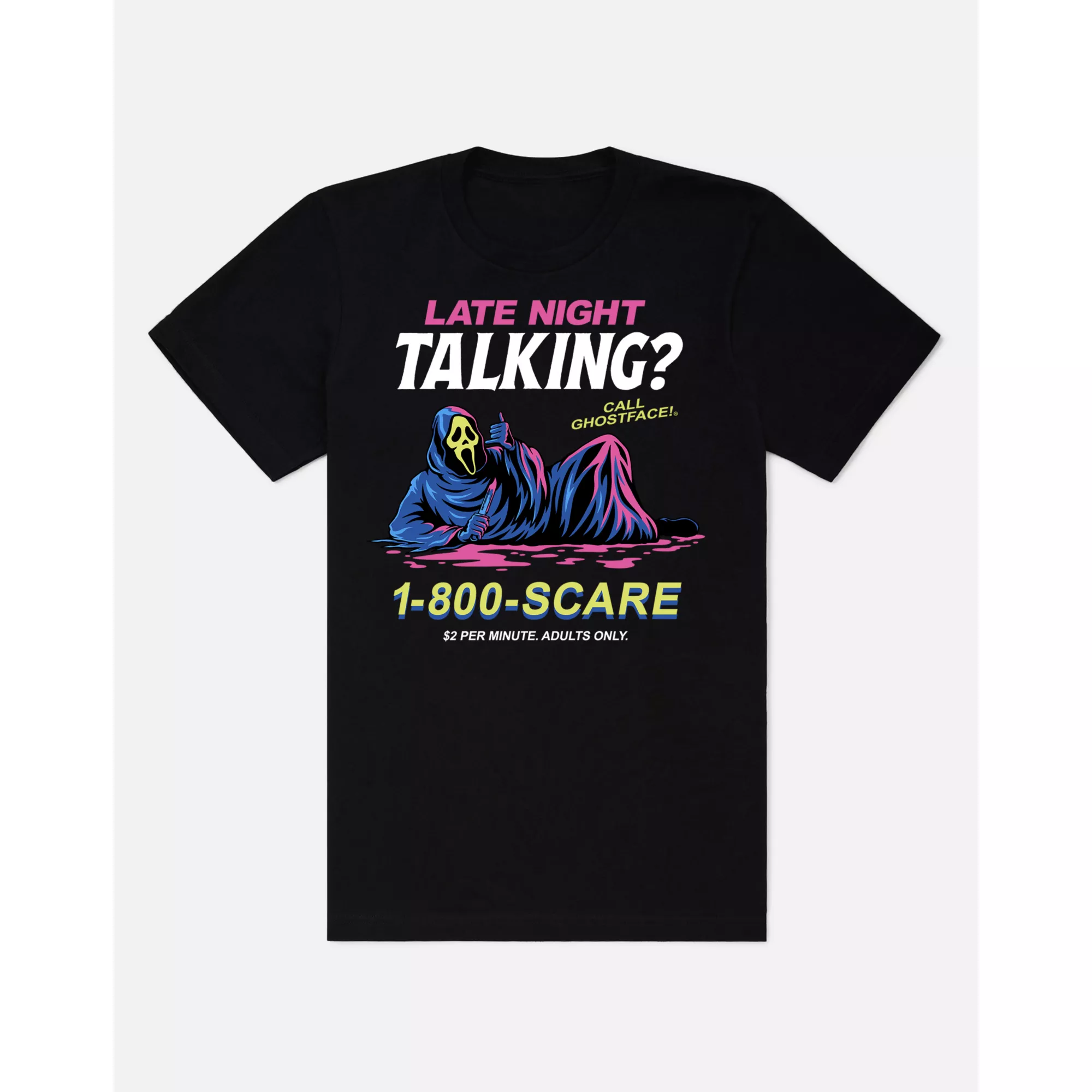 Ghostface Late Night Talking T Shirt at Spencer's