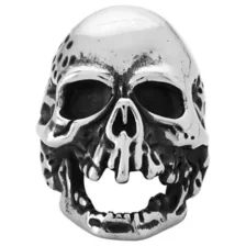 Skull Head 3D Ring at Spencer's