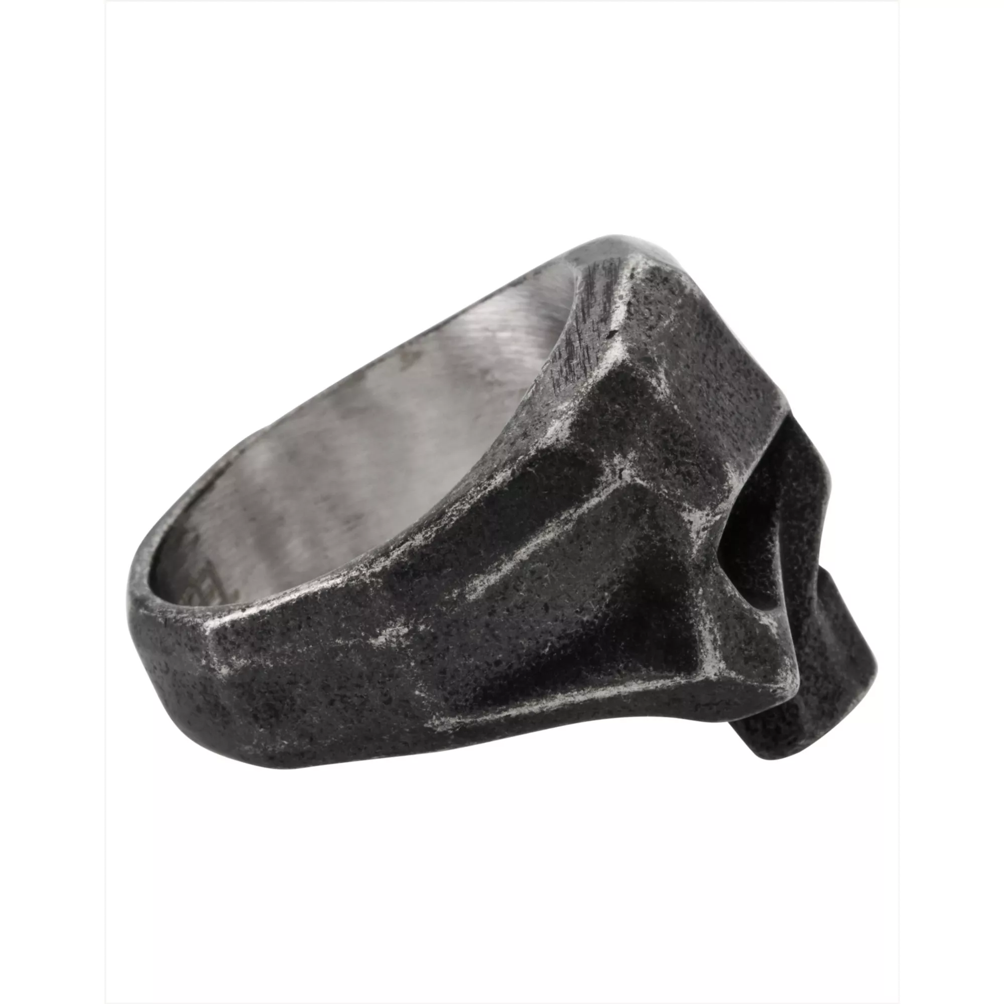 Half Skull Head 3D Ring at Spencer's
