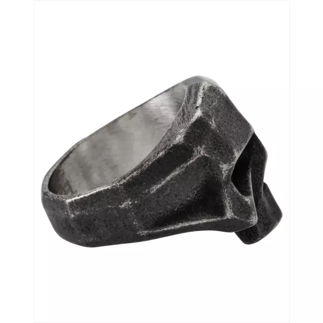 Half Skull Head 3D Ring at Spencer's