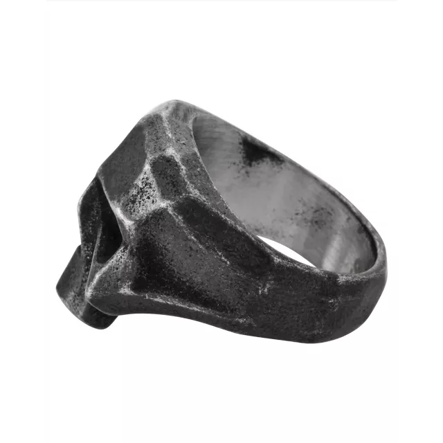 Half Skull Head 3D Ring at Spencer's
