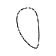 Thick Black Cuban Curb Chain Necklace at Spencer's
