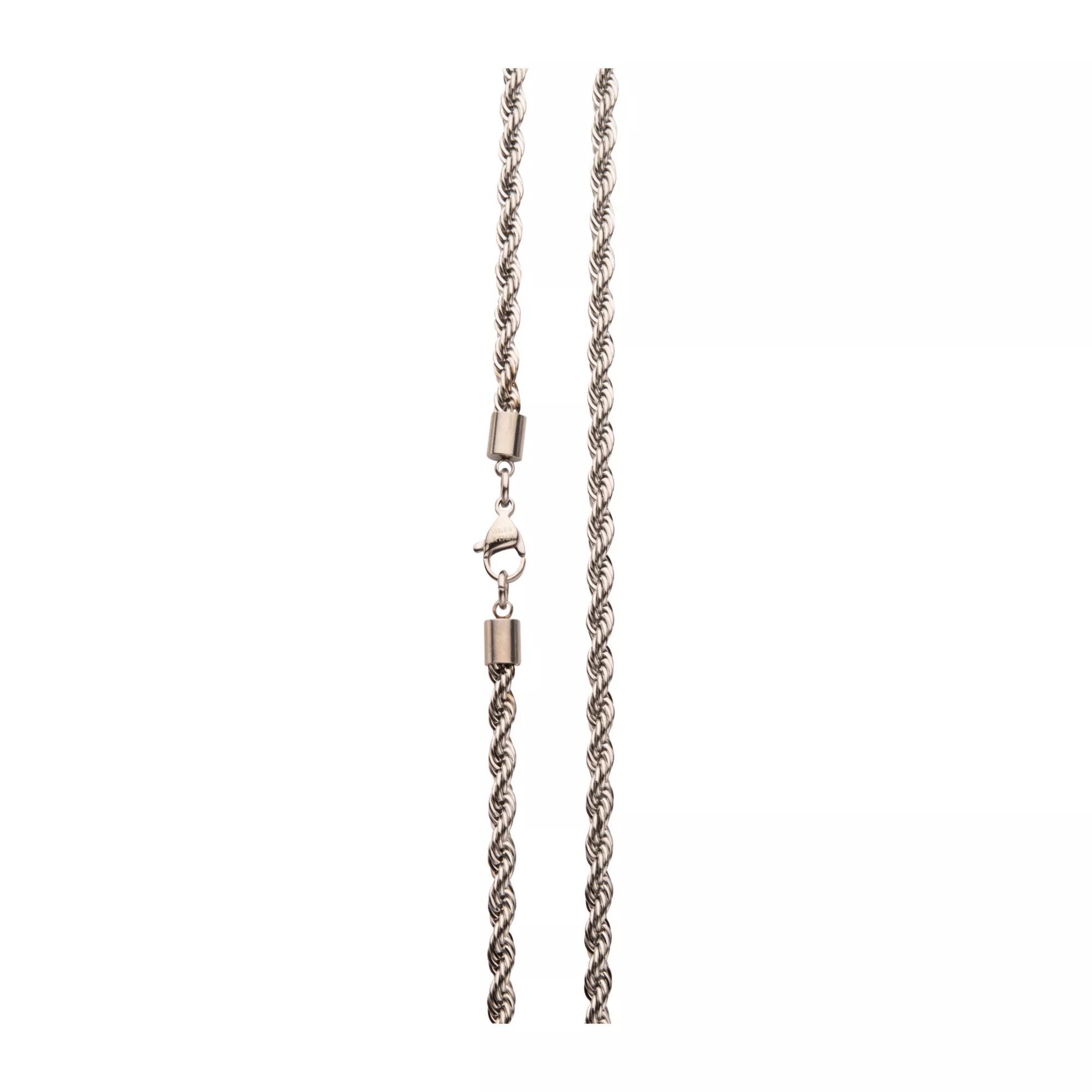 Silver Rope Chain Necklace at Spencer's
