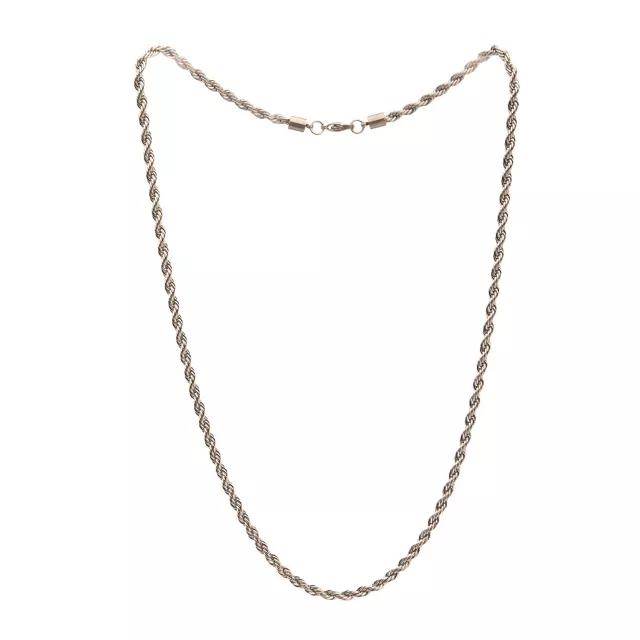 Silver Rope Chain Necklace at Spencer's