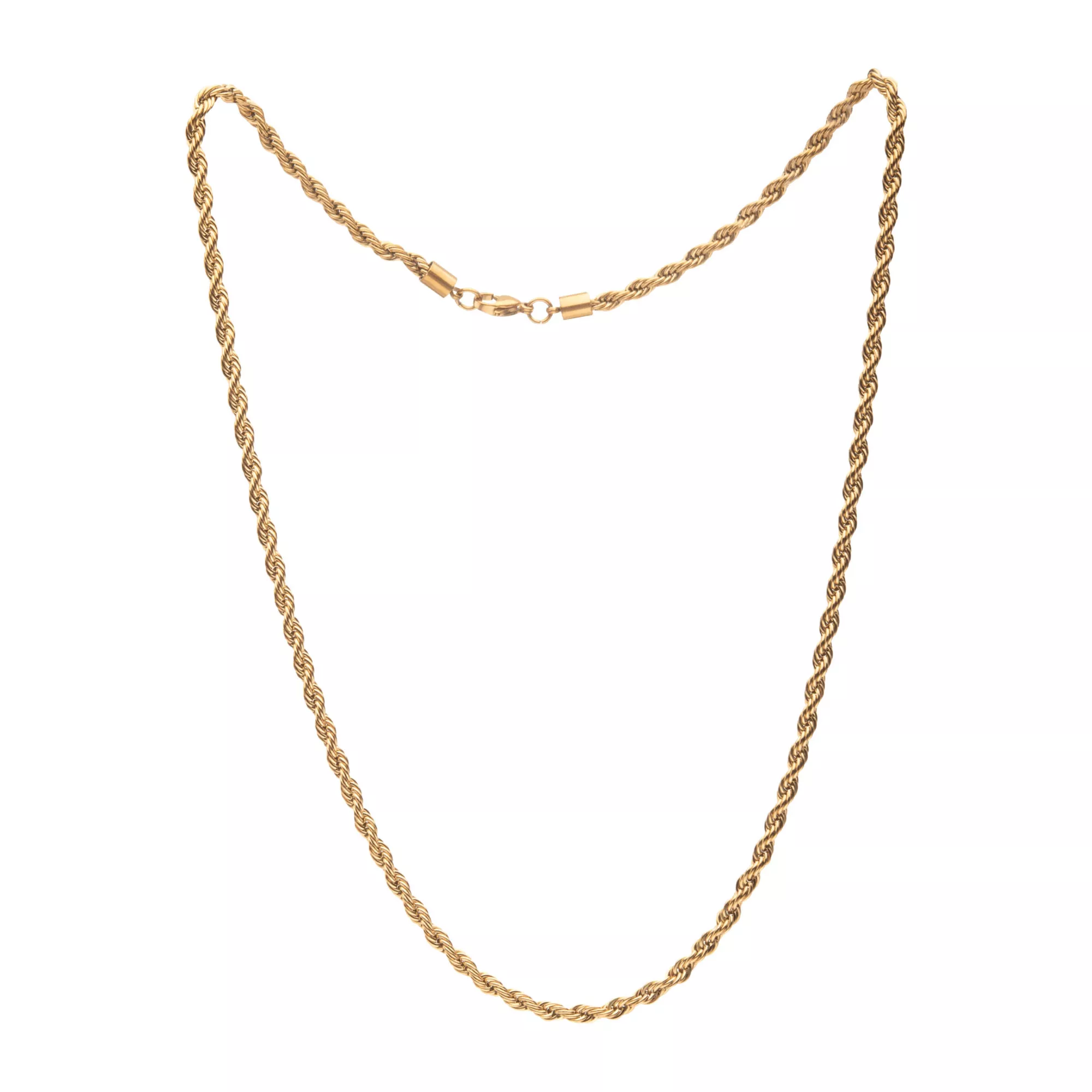 Gold Rope Chain Necklace at Spencer's