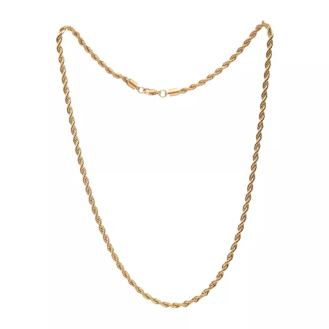 Gold Rope Chain Necklace at Spencer's