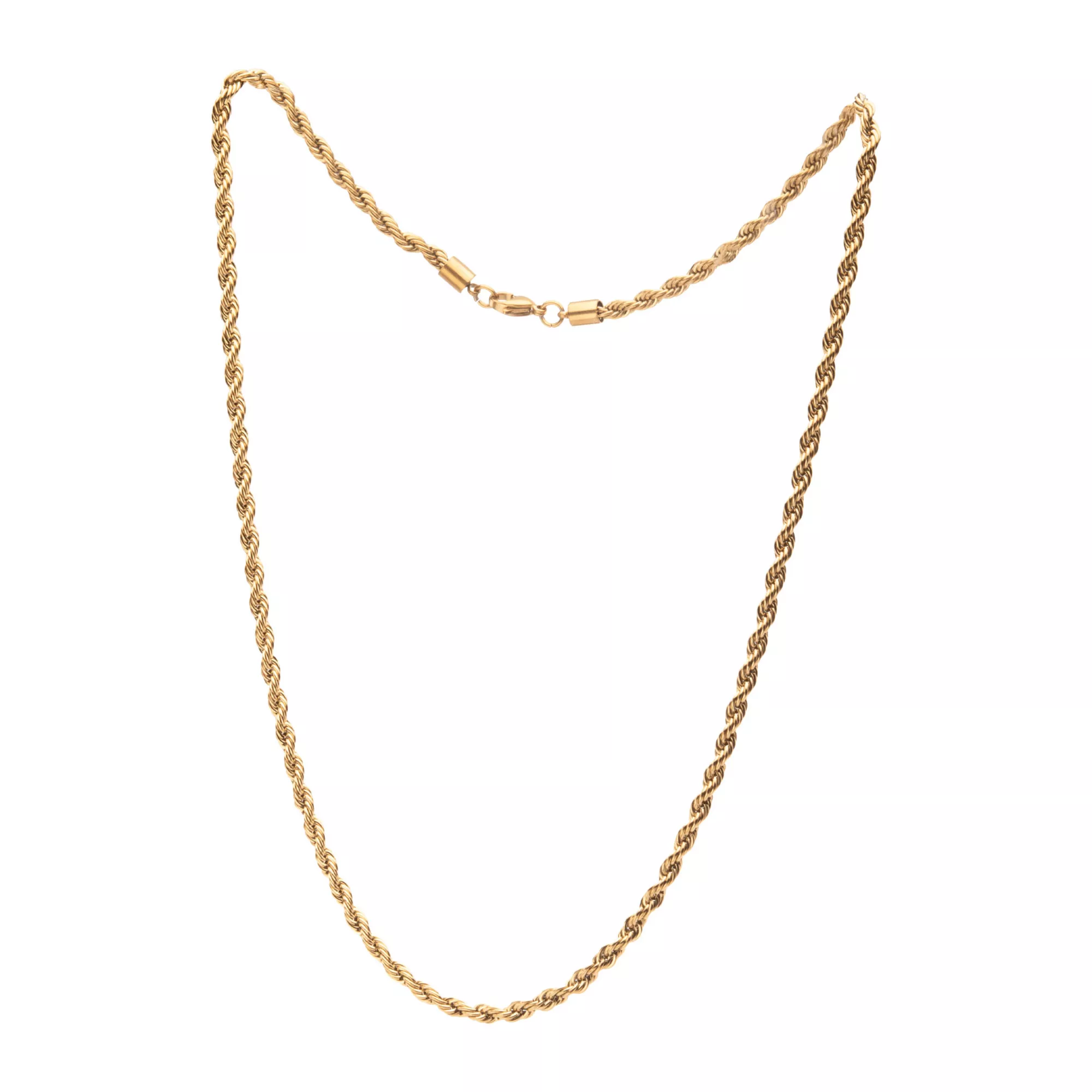 Gold Rope Chain Necklace at Spencer's