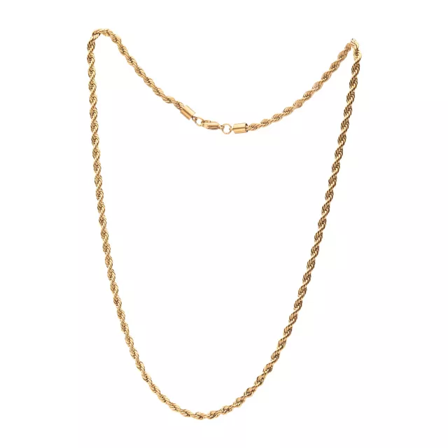 Gold Rope Chain Necklace at Spencer's