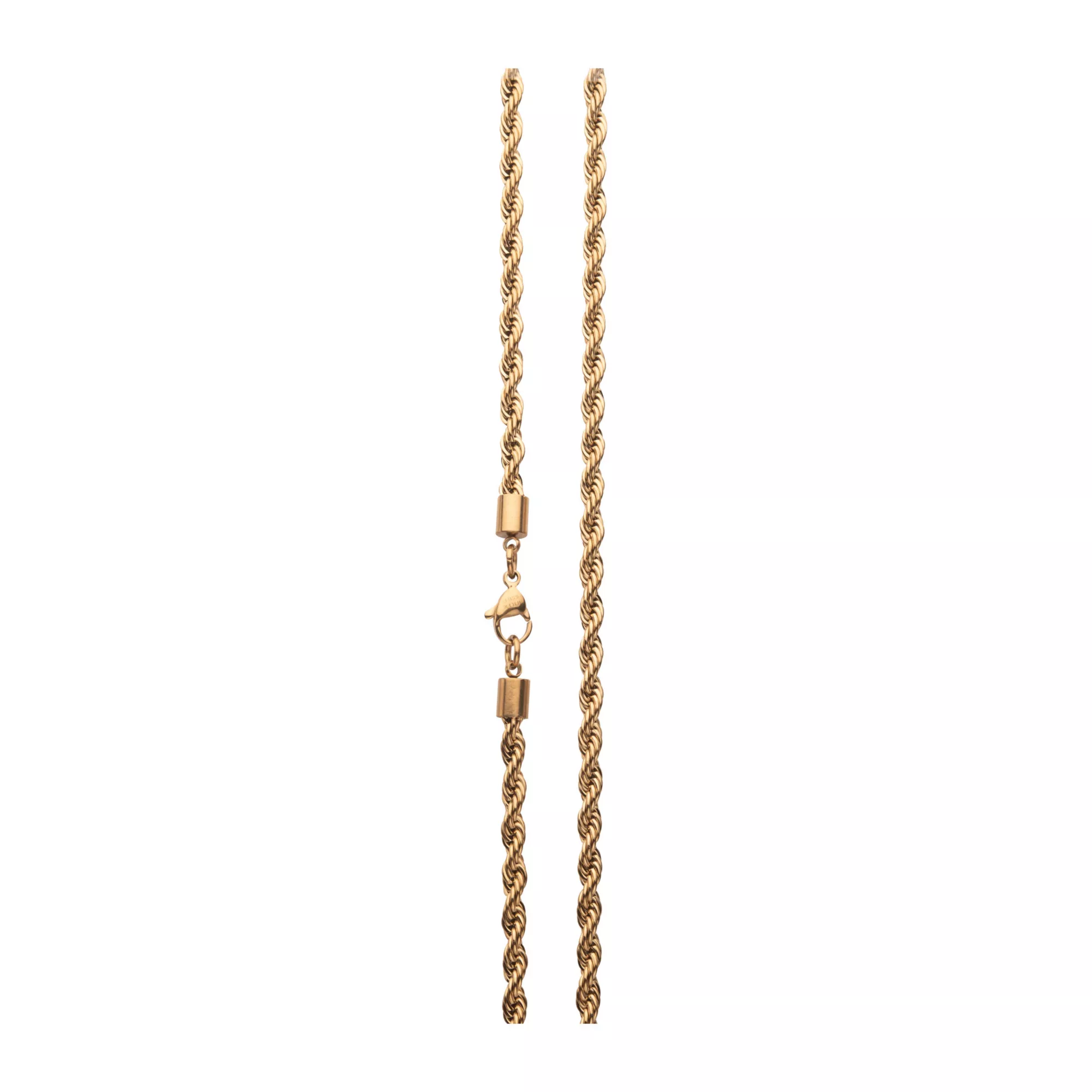 Gold Rope Chain Necklace at Spencer's