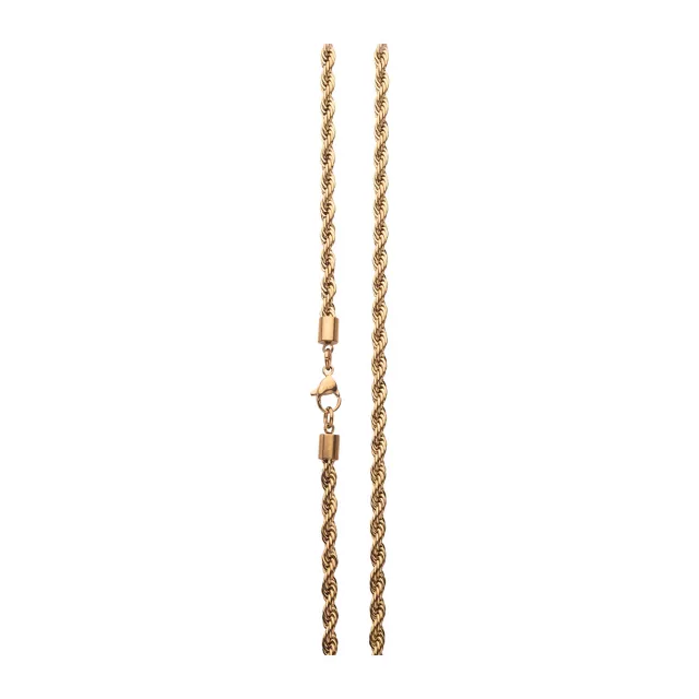 Gold Rope Chain Necklace at Spencer's