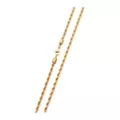 Gold Rope Chain Necklace at Spencer's