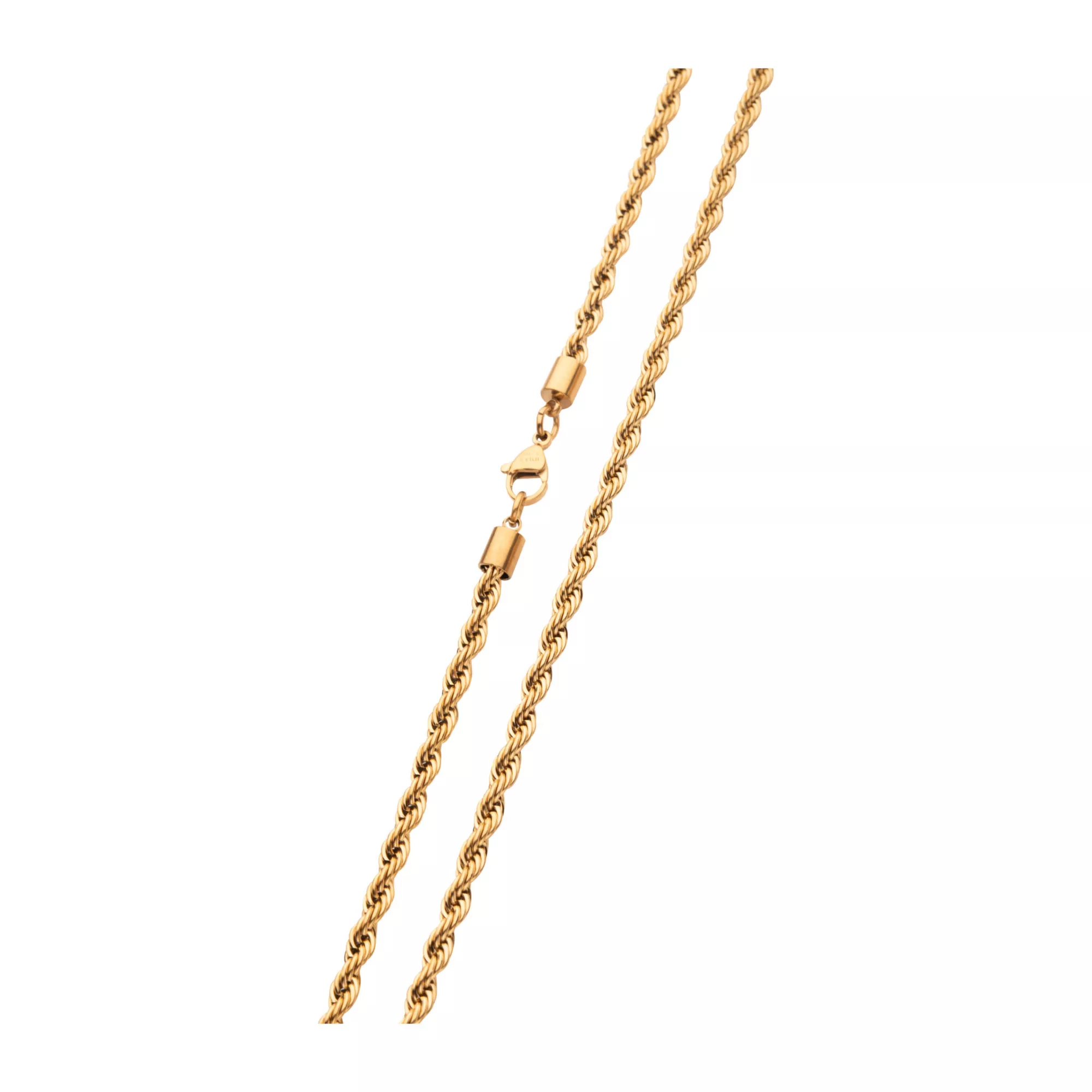 Gold Rope Chain Necklace at Spencer's