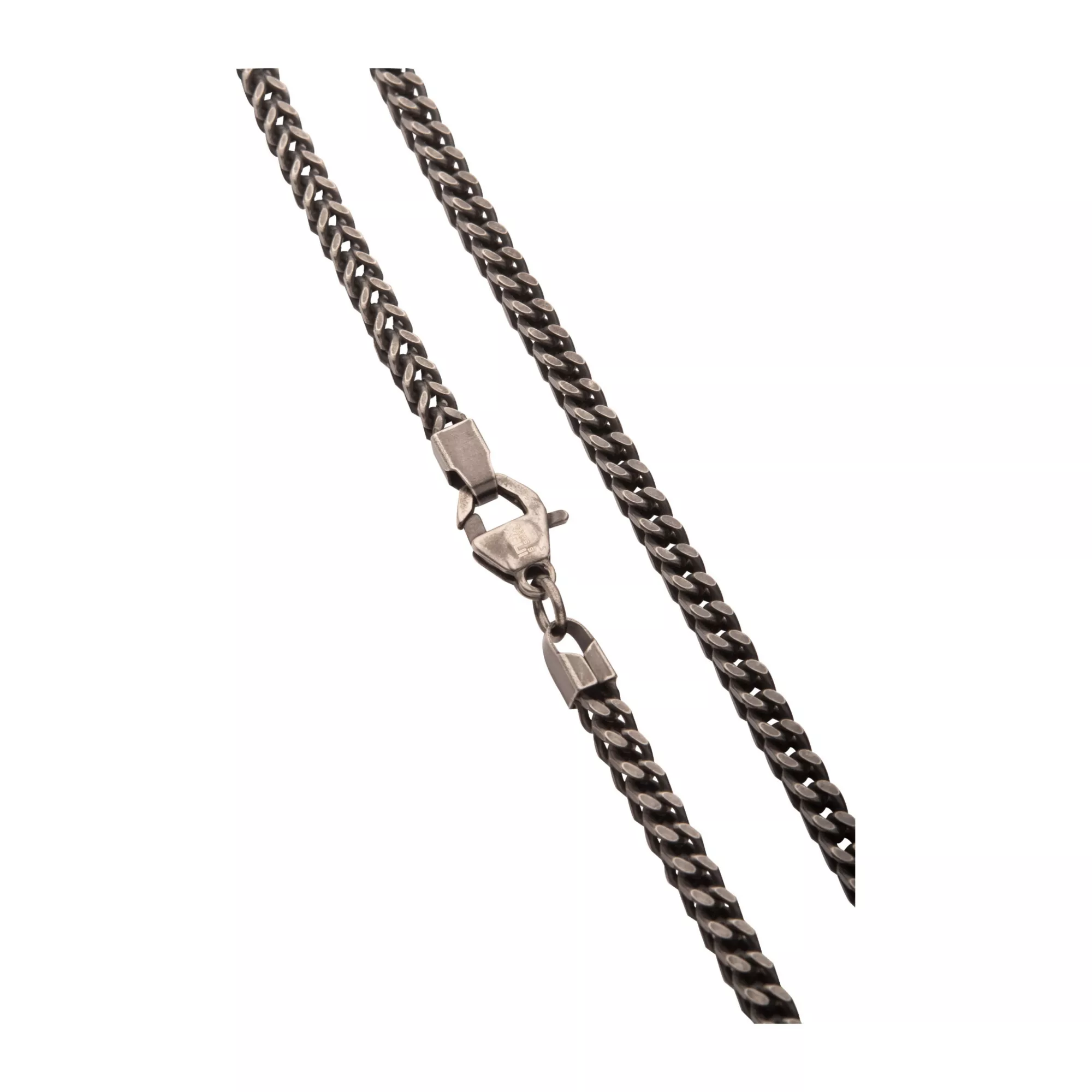 Oxidized Gold Franco Chain Necklace at Spencer's