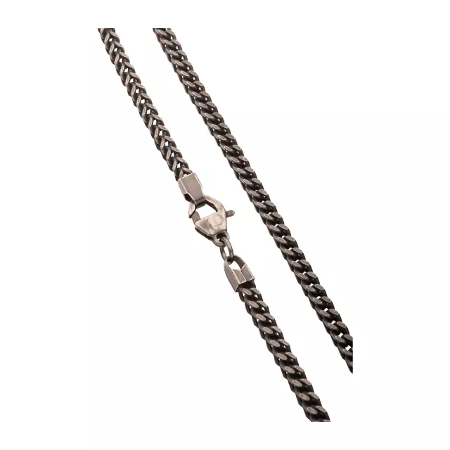 Oxidized Gold Franco Chain Necklace at Spencer's