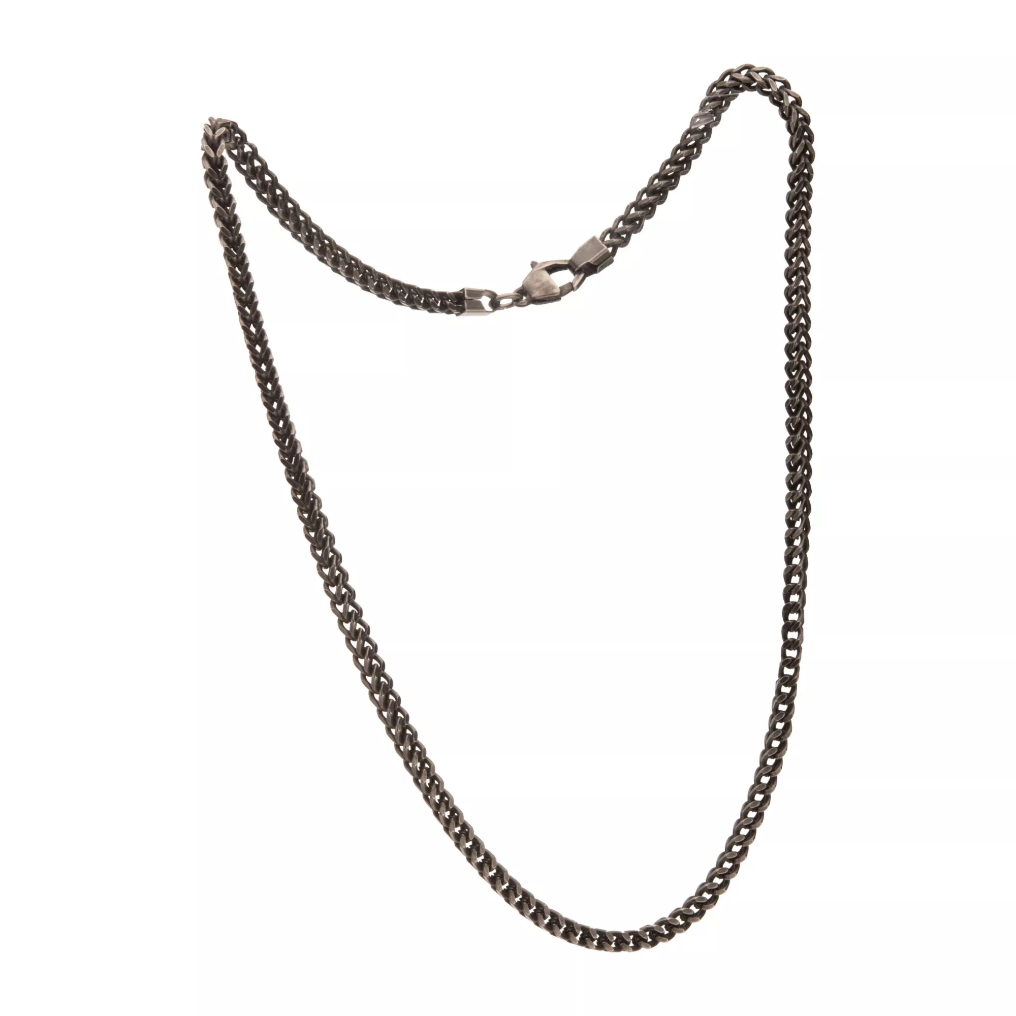 Oxidized Gold Franco Chain Necklace at Spencer's