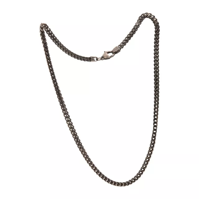 Oxidized Gold Franco Chain Necklace at Spencer's