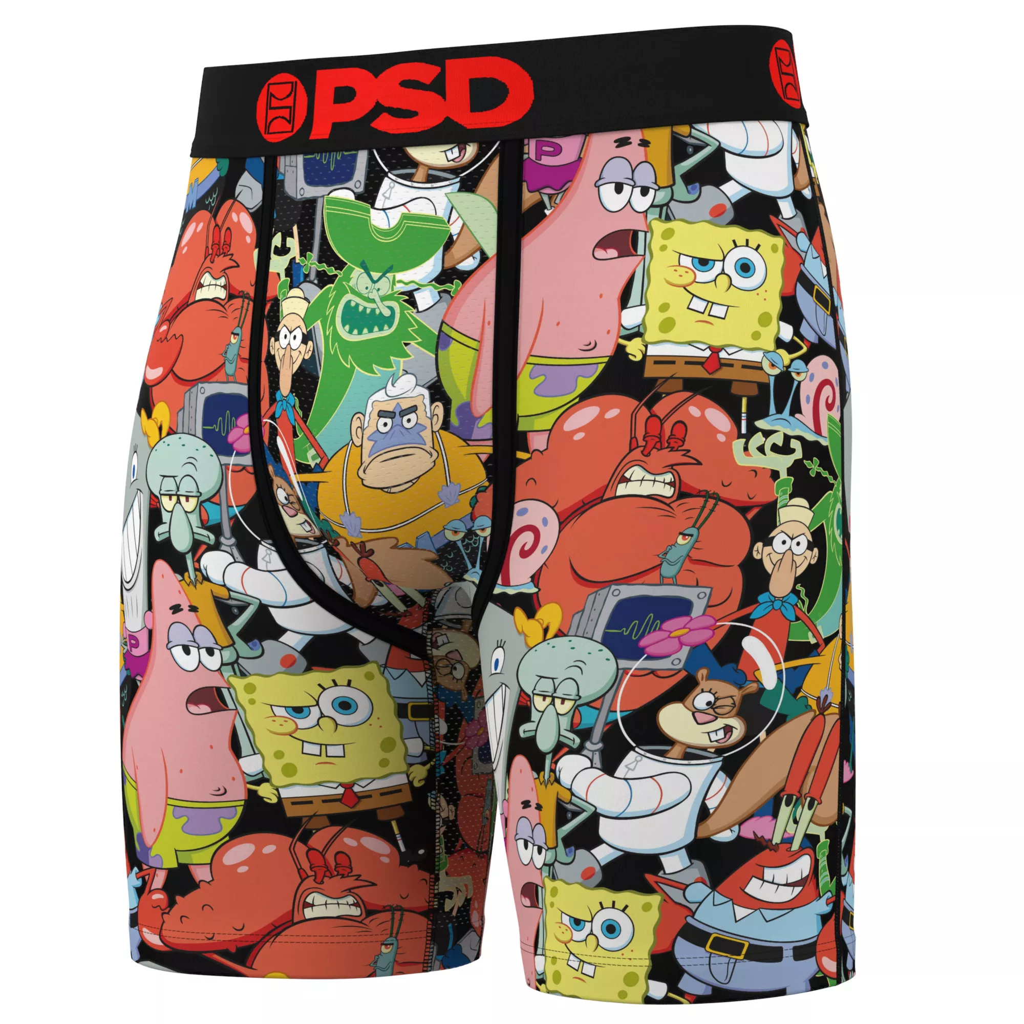 PSD SpongeBob Characters Boxer Briefs - SquarePants