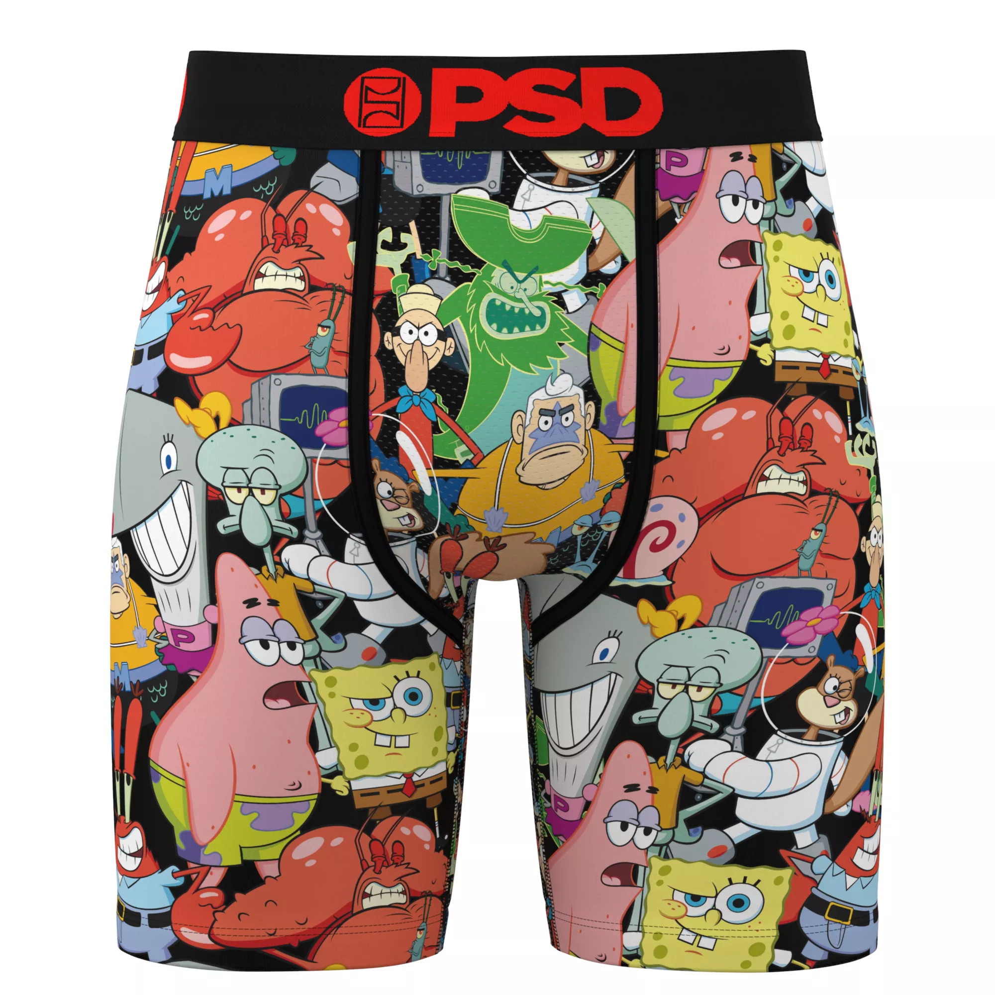 PSD SpongeBob Characters Boxer Briefs - SquarePants
