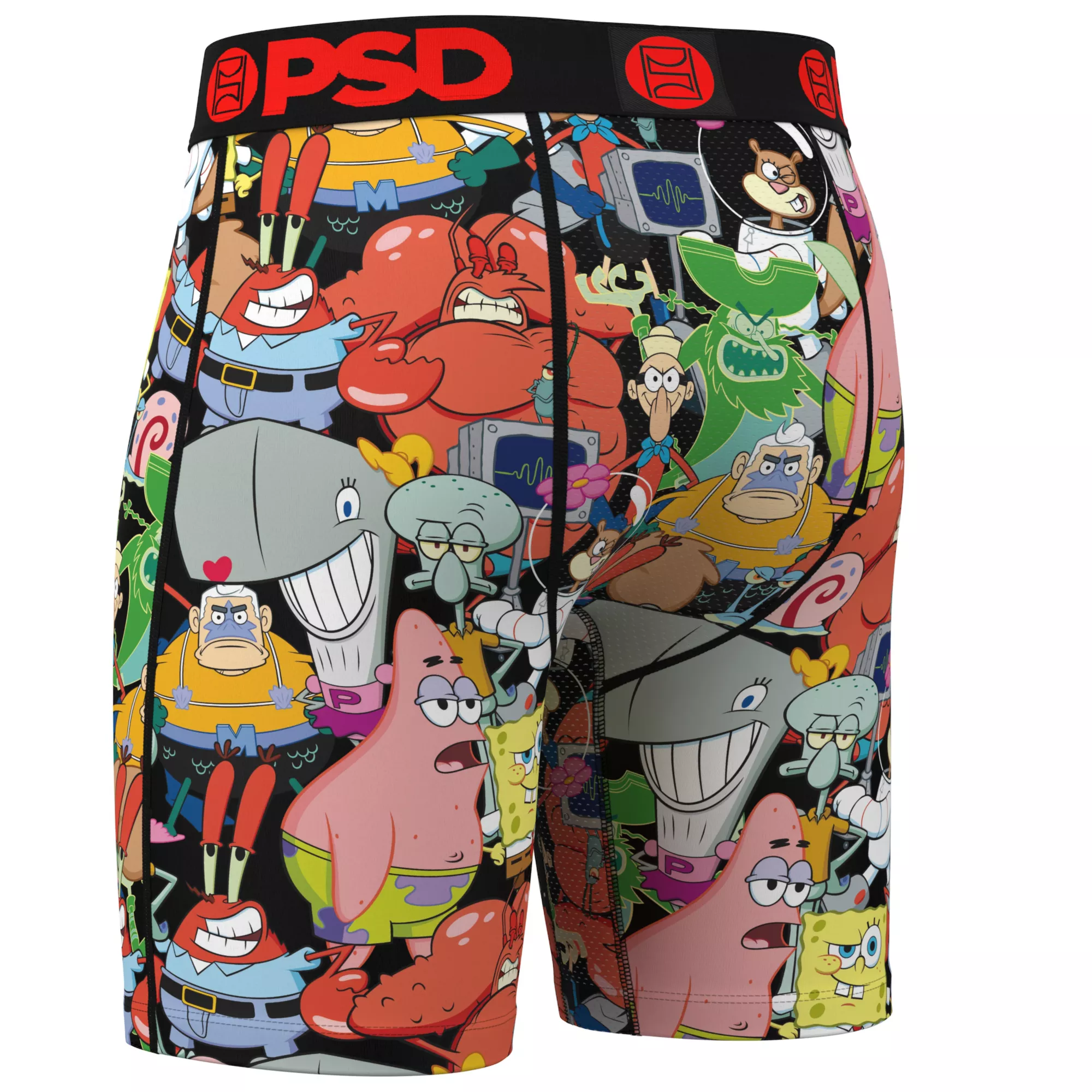 PSD SpongeBob Characters Boxer Briefs - SquarePants