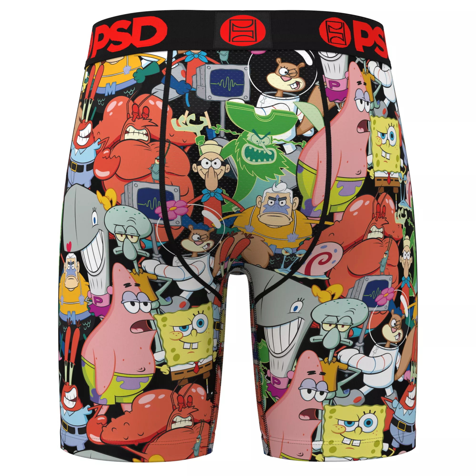 PSD SpongeBob Characters Boxer Briefs - SquarePants