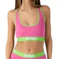 PSD Pink and Green Sports Bra at Spencer's