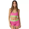 PSD Pink and Green Boyshorts at Spencer's