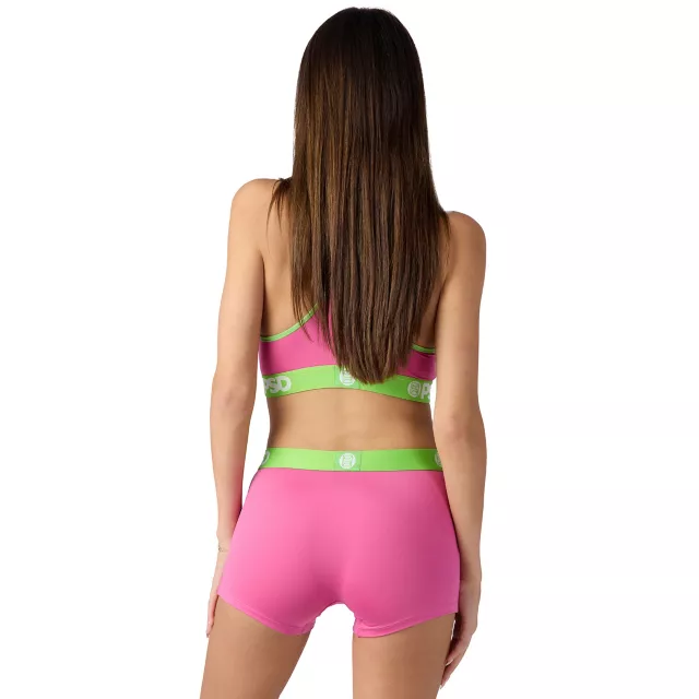 PSD Pink and Green Boyshorts at Spencer's
