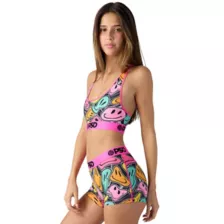 PSD Trippy Smiley Face Sports Bra at Spencer's