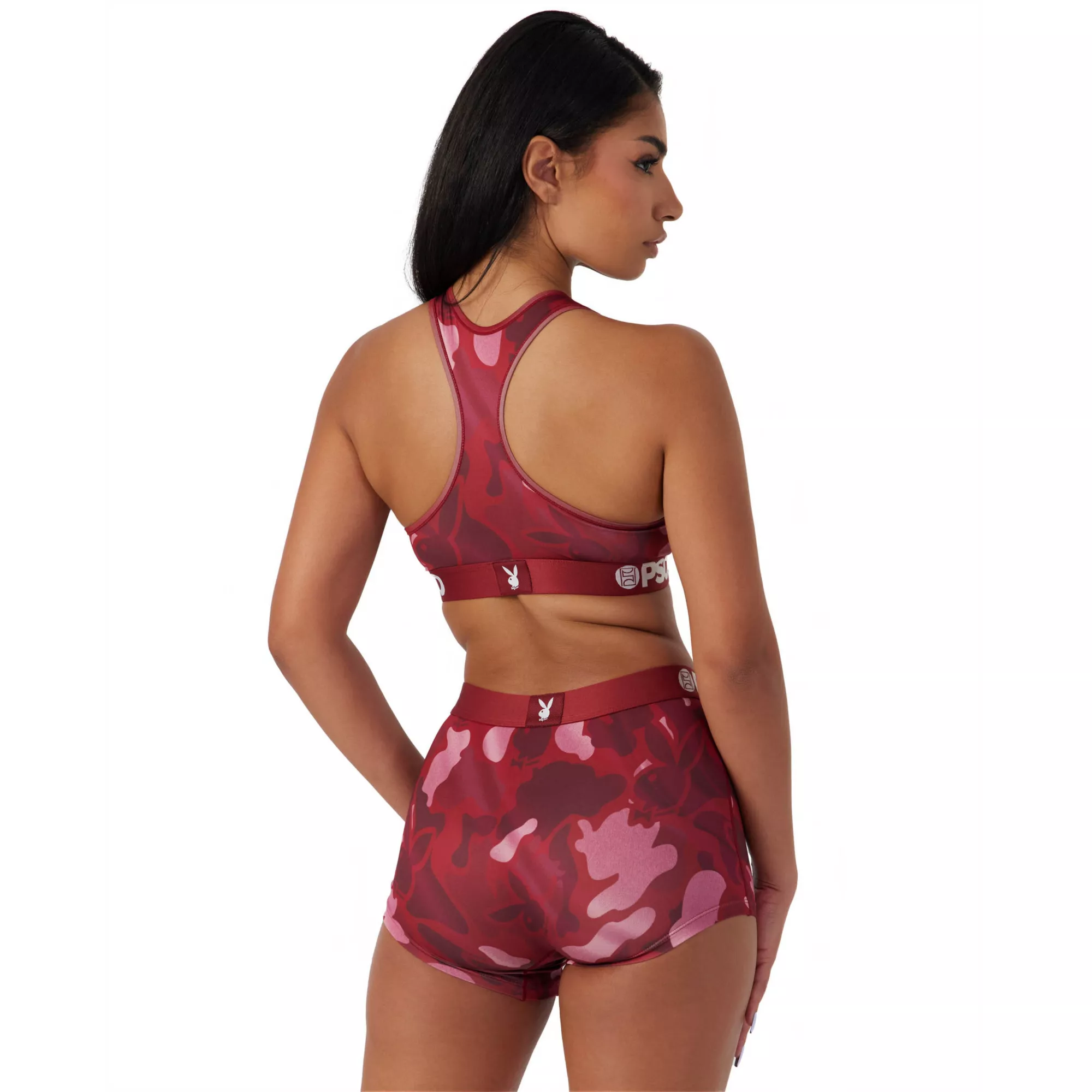 PSD Red Camo Playboy Sports Bra at Spencer's
