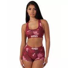 PSD Red Camo Playboy Boyshort Panties at Spencer's