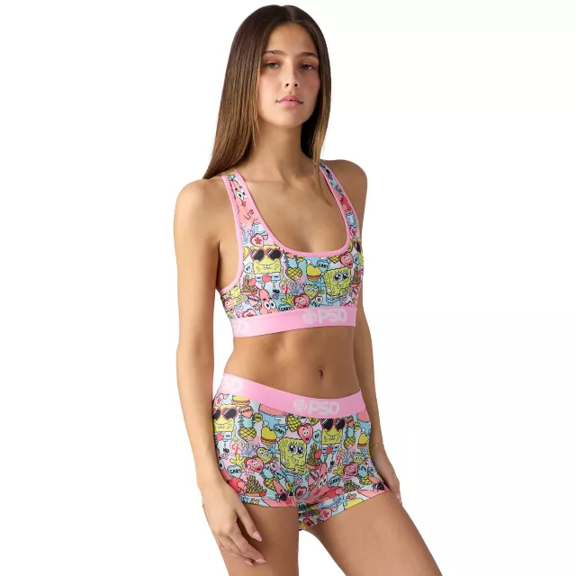 PSD SpongeBob SquarePants Heart Sports Bra at Spencer's