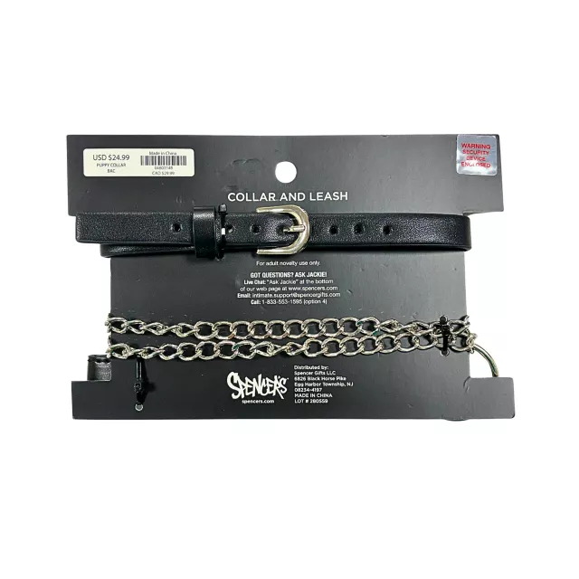 Pleasure Bound Puppy Play Collar and Leash at Spencer's