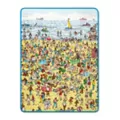 Where's Waldo? Beach Fleece Blanket at Spencer's