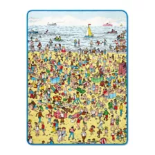 Where's Waldo? Beach Fleece Blanket at Spencer's