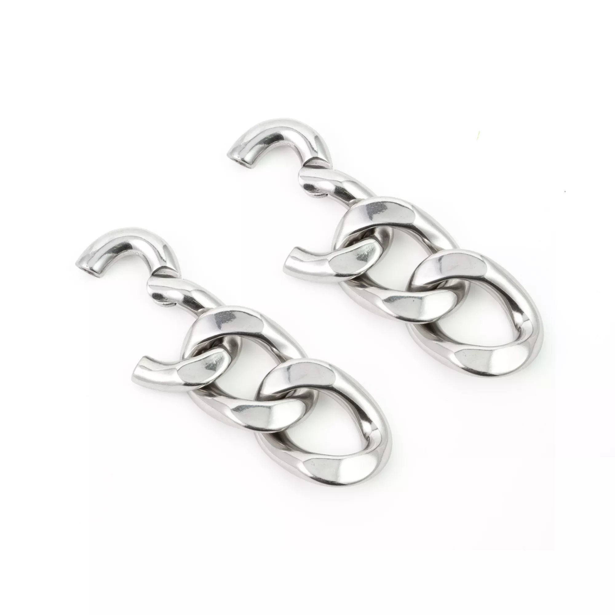 Chain Link Dangle Earrings - 4 Gauge at Spencer's
