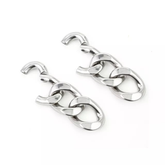 Chain Link Dangle Earrings - 4 Gauge at Spencer's