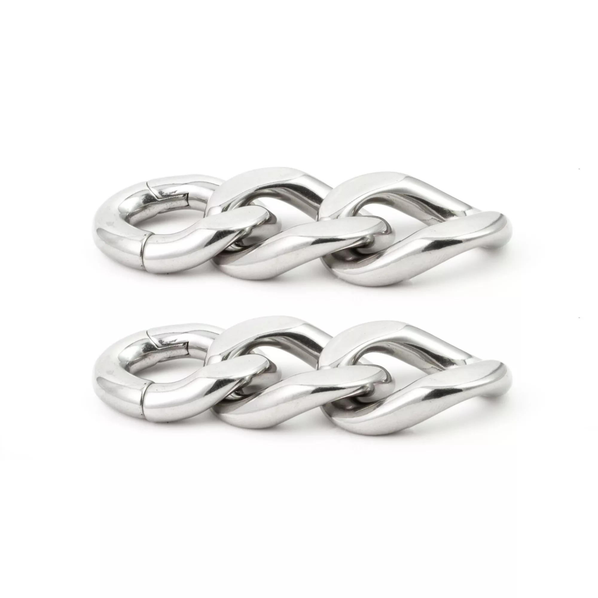 Chain Link Dangle Earrings - 4 Gauge at Spencer's