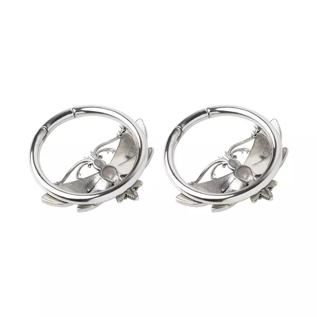 Death Moth O-Ring Tunnels - 4 Gauge at Spencer's