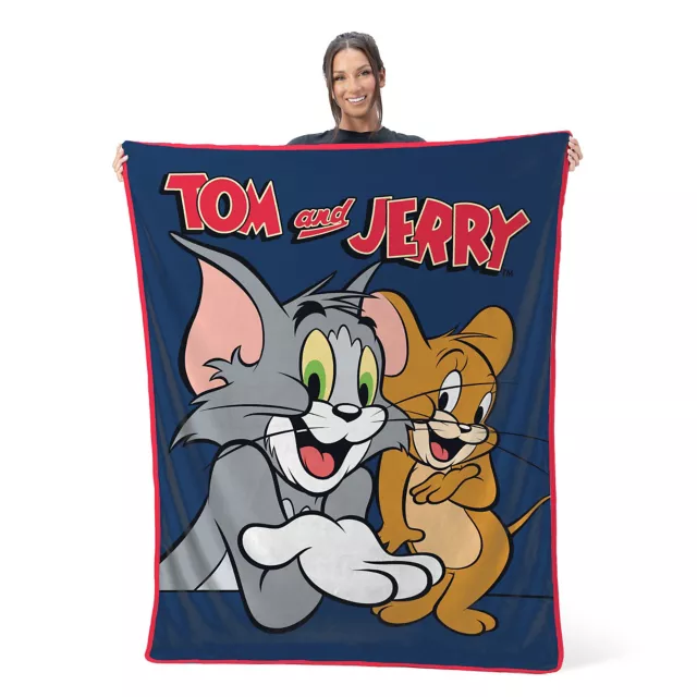 Tom and Jerry Fleece Blanket at Spencer's