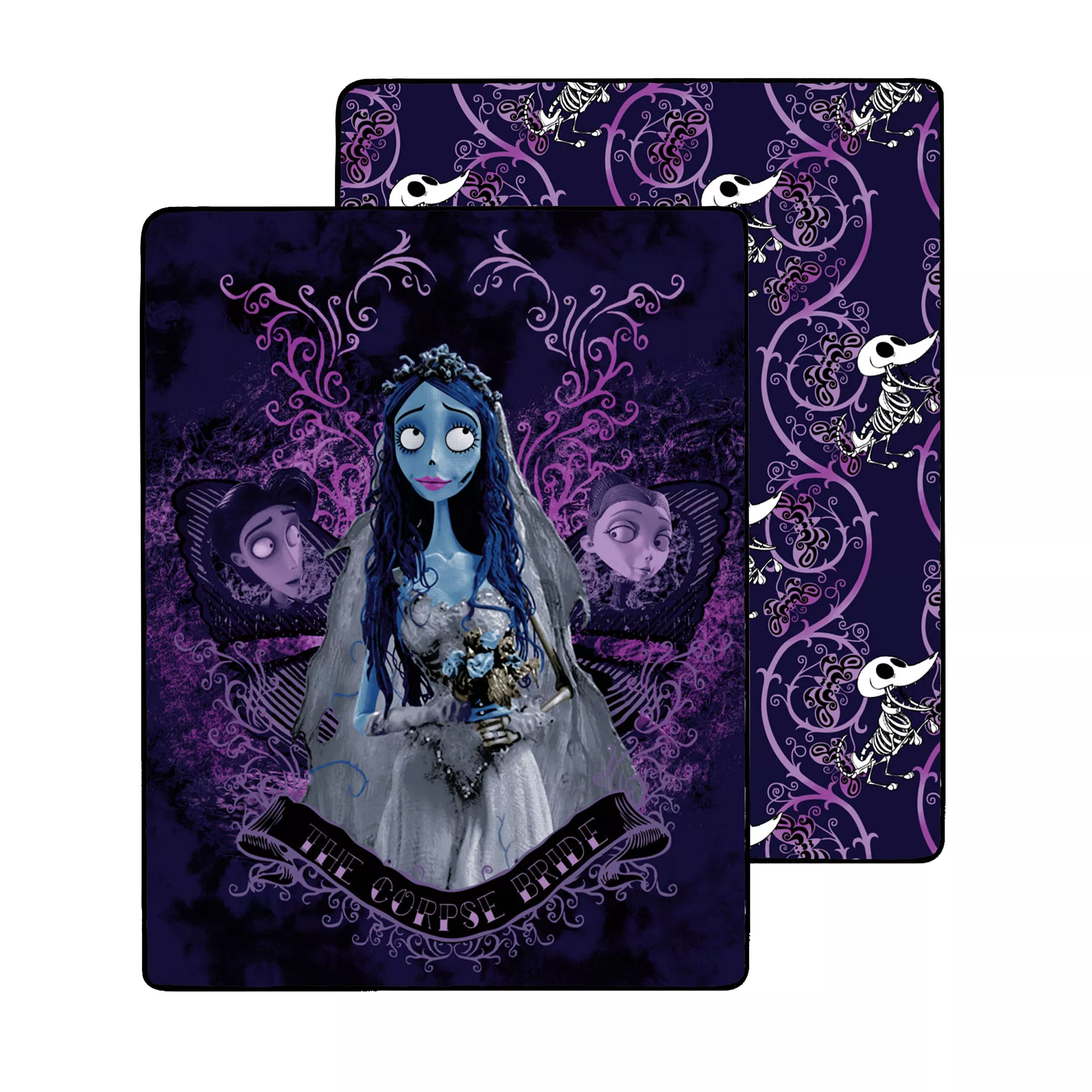 Corpse Bride Double Sided Fleece Blanket at Spencer's