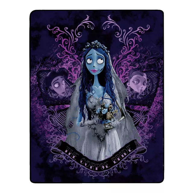Corpse Bride Double Sided Fleece Blanket at Spencer's