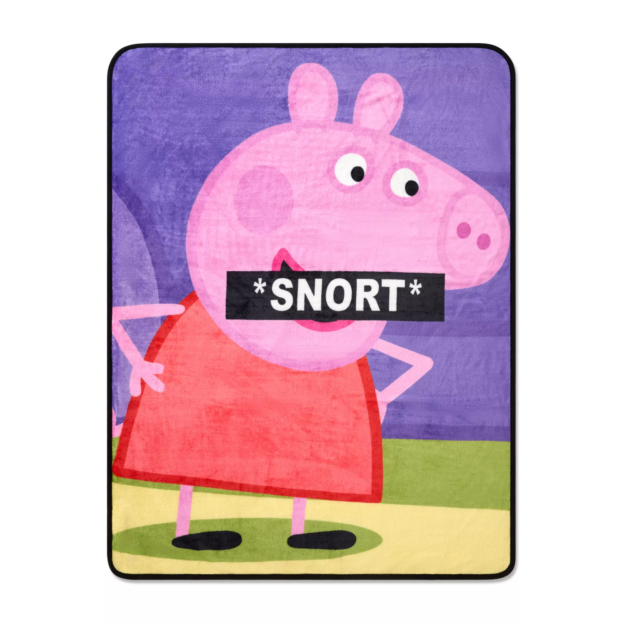 Peppa Pig Snort Fleece Blanket at Spencer's