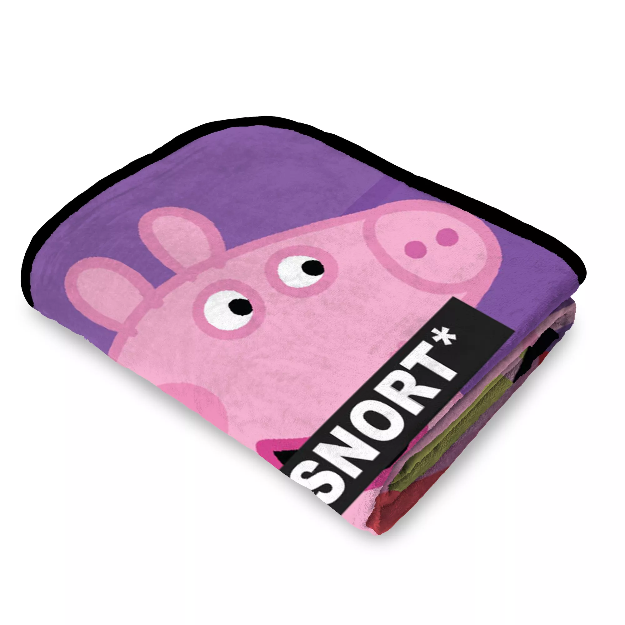 Peppa Pig Snort Fleece Blanket at Spencer's