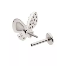 Butterfly Cartilage Earring - 18 Gauge at Spencer's
