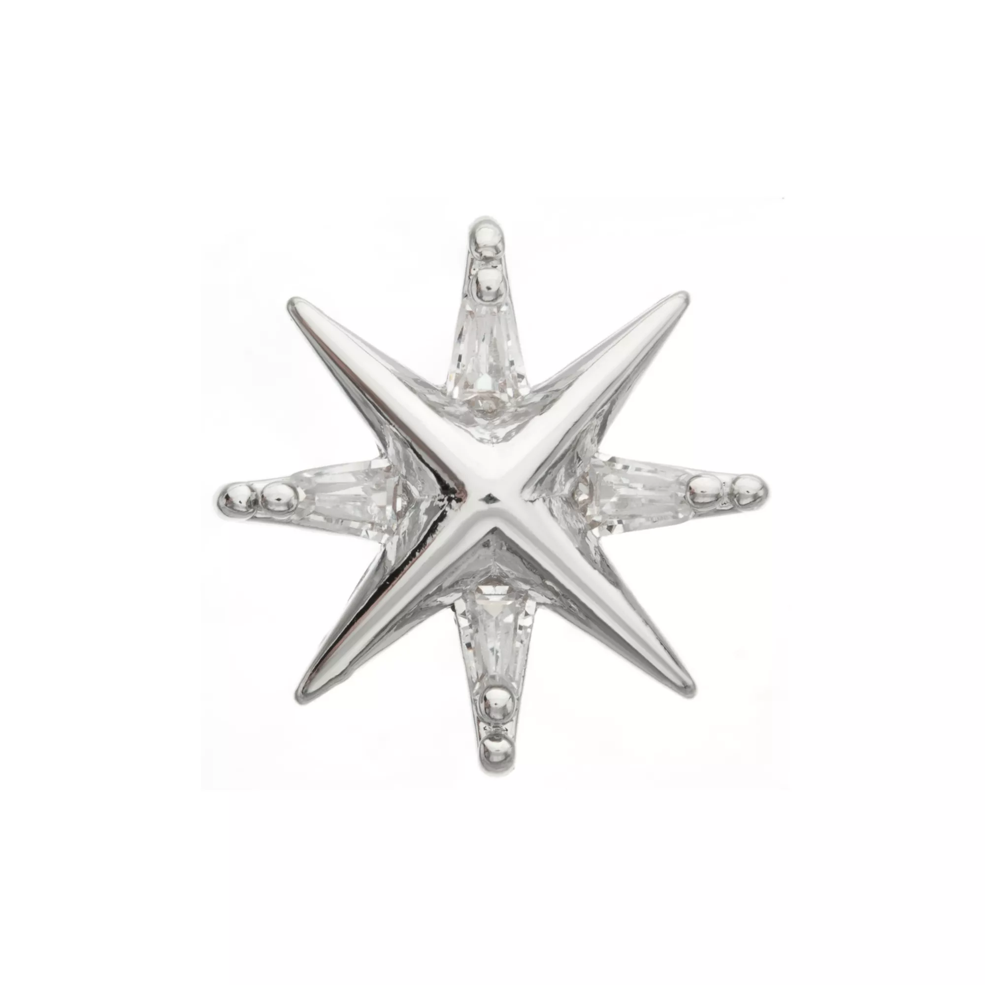 Silver Star Cartilage Stud - 18 Gauge at Spencer's
