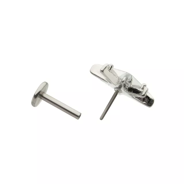 Silver Star Cartilage Stud - 18 Gauge at Spencer's