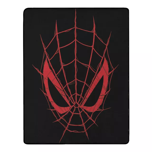 Spider-Man Web Head Fleece Blanket at Spencer's