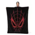 Spider-Man Web Head Fleece Blanket at Spencer's
